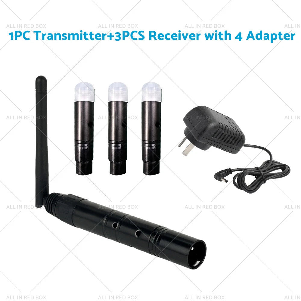Wireless DMX Controller XLR Receiver Transmitter for Stage Lighting (DMX512)