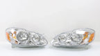 Set of 2 Headlights for Toyota Corolla (2003–2008) Chrome Clear Halogen