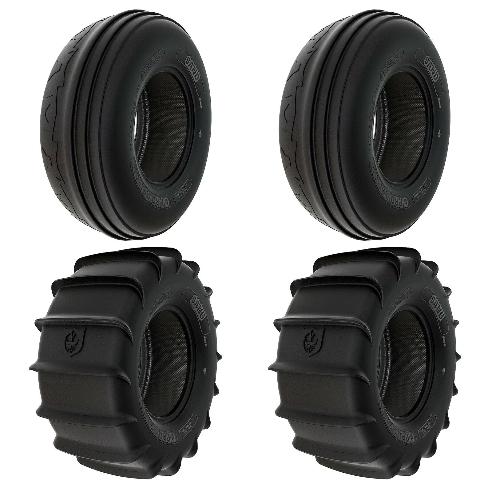 Pro Armor 32" Grooved Front & Rear Paddle Tires for RZR Maverick X3 (2017–2023)