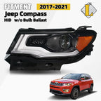 HID/Xenon Projector Headlight Driver Side for Jeep Compass (2017–2021)