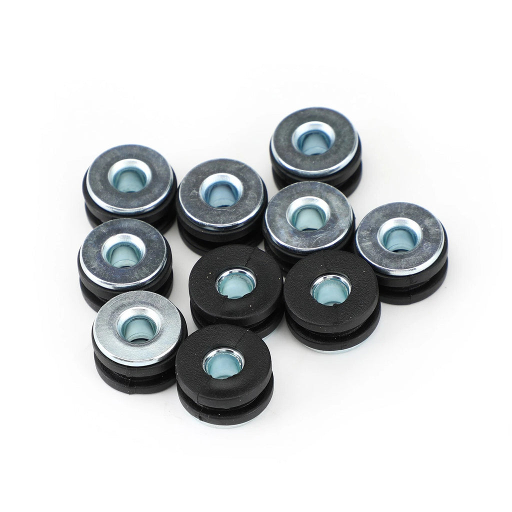 10Pcs M6 Side Panel Rubbers/Grommets Bolt Kit for Kawasaki