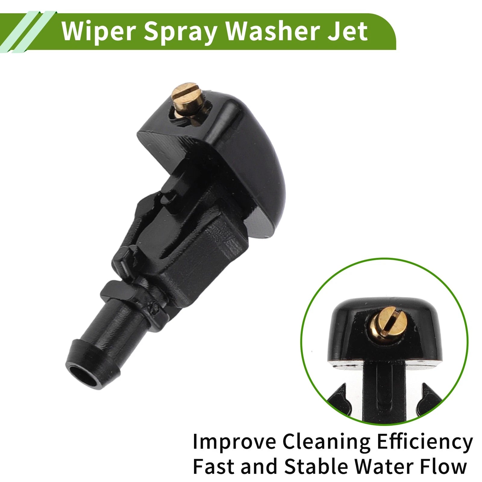 Windshield Washer Nozzle with Hose Connector for Ford (No. 3W7Z17603AA)