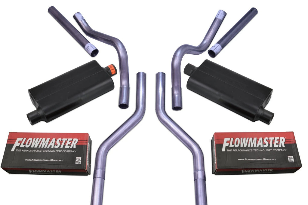 Dual Exhaust Kit for Chevy GMC C10 (1963–1972) - 2.5" Flowmaster 50 Series