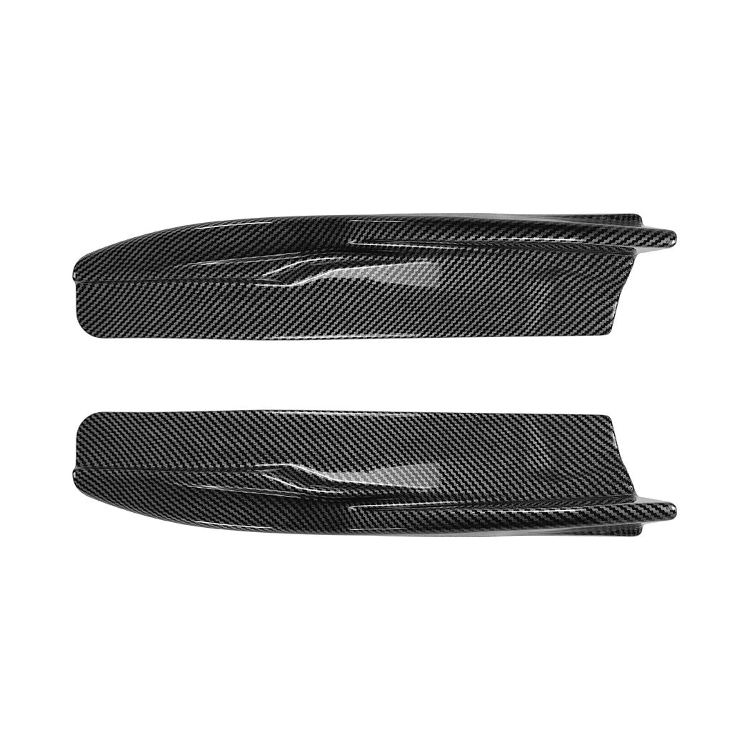 Carbon Look Side Corner Splitter for Audi A5 S-Line (2021–2024)