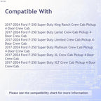 Side Molding Kit Diamond Grade for Ford Super Duty 2017–2024 Crew Cab 8ft