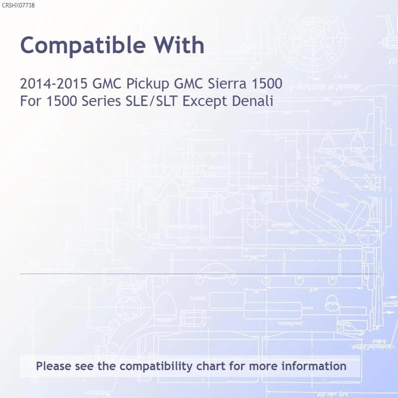 Replacement Gray Front Bumper Skid Plate for See Compatibility Chart