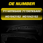 Set of 2 Bumper Brackets for Honda (2009-2013)