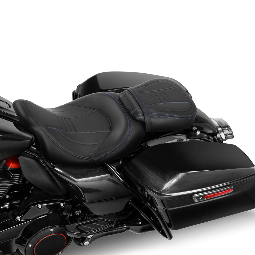 Driver Passenger Seat for Harley Touring Electra Street Road Glide (2009–2023)