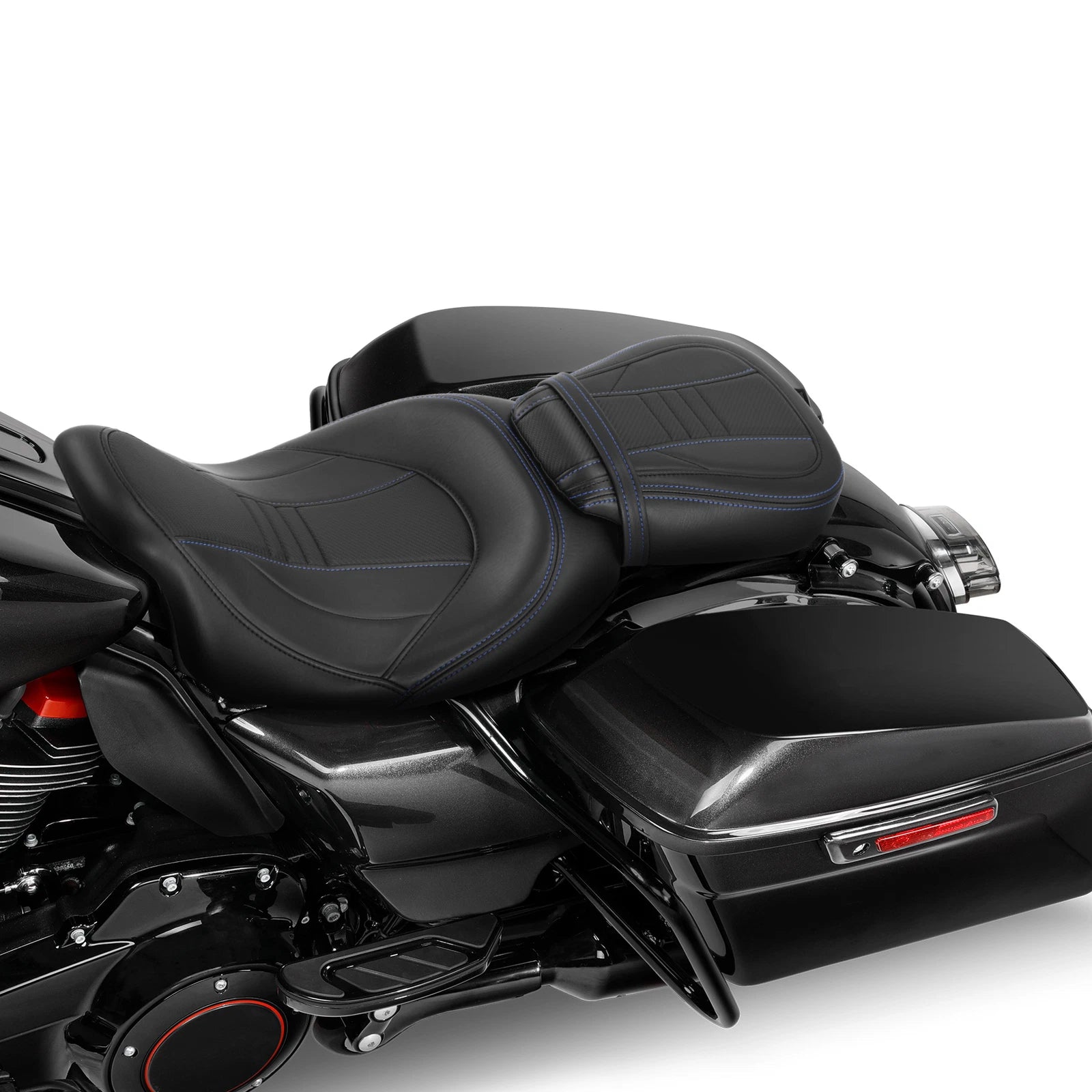 Driver Passenger Seat for Harley Touring Electra Street Road Glide (2009–2023)