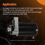 Starter Motor for Briggs & Stratton 14HP 16HP 18HP (498148 SBS0009 PMDD 12V)