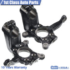 Set of 2 Front Left & Right Steering Knuckles for Audi VW A3 Q3 Tiguan GTI Golf (2006–2018)