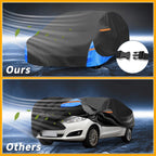 Waterproof Car Cover for Ford Fiesta (210D-PU)