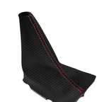 Manual Shift Boot for Ford Fiesta (2011–2019) - PVC Carbon Red Stitch