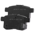Set of 4 Rear Brake Pads for Honda Accord, Acura TSX (2008–2017)