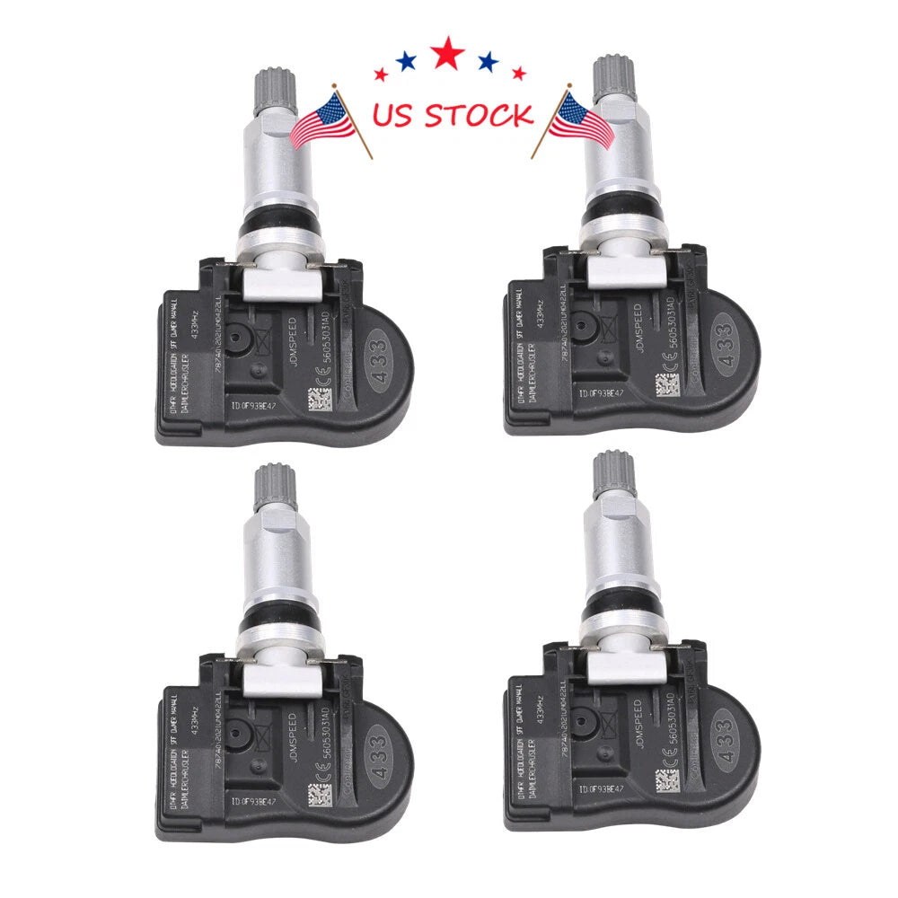 Set of 4 Tire Pressure Sensors for Dodge Grand Caravan (2008–2012)