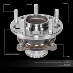 Wheel Bearing & Hub for Hyundai Elantra GT, Veloster, Forte5 (2011–2018)