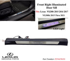 Front Right Stainless Steel Illuminated Door Sill for Lexus NX300h (2015–2021) PT94478152