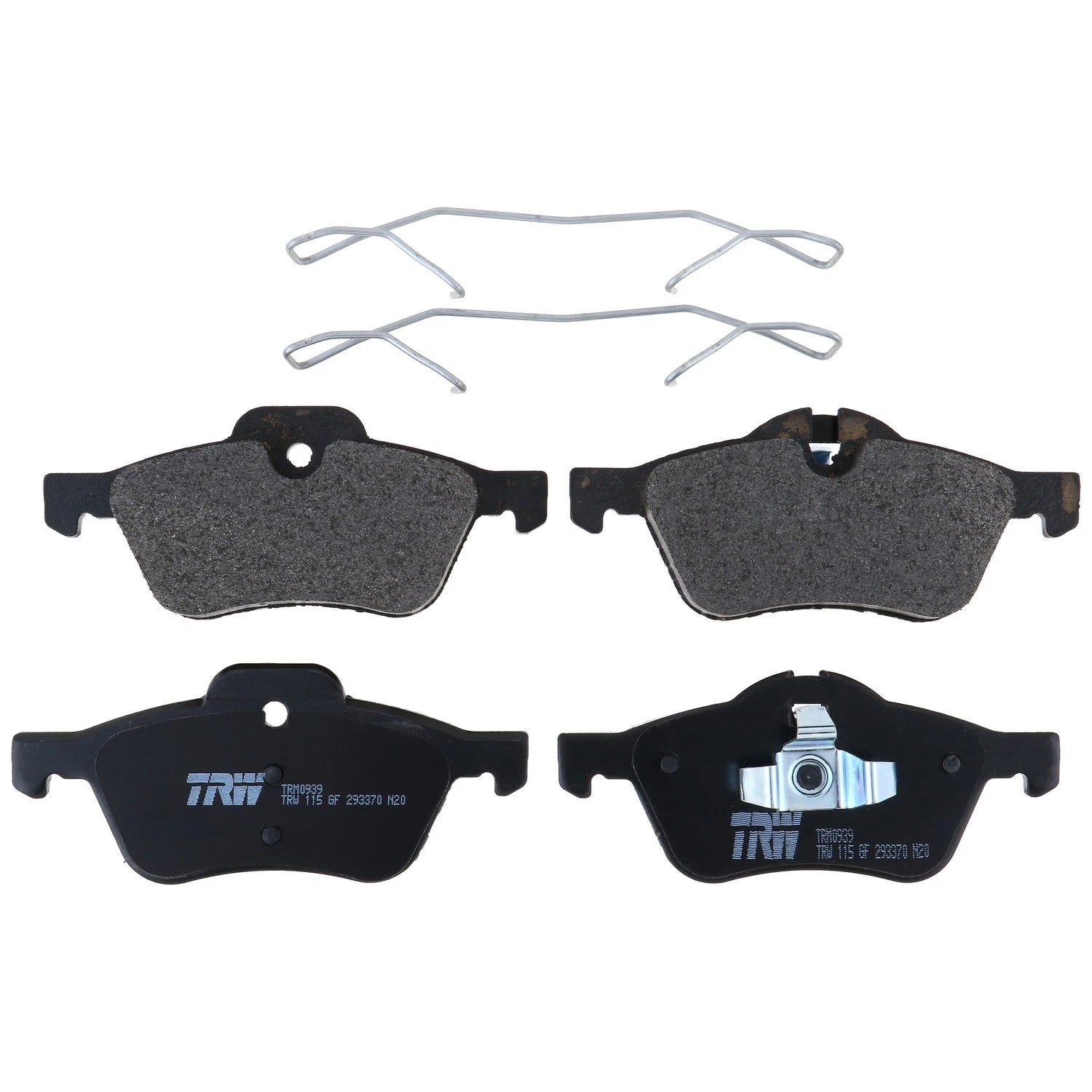 Set of 4 Disc Brake Pads for Mini Cooper (2002–2008)