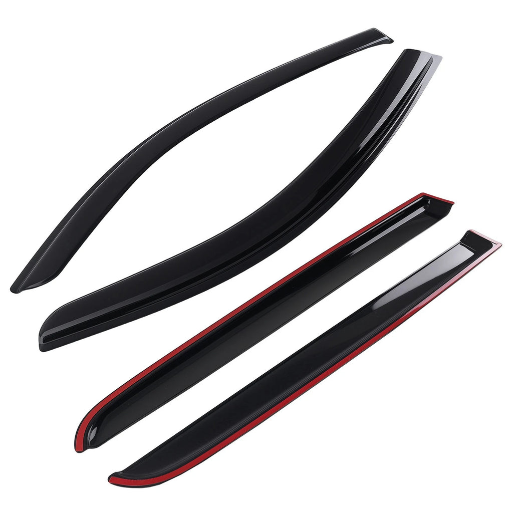 Set of 4 Wind Deflectors for Toyota Tundra Double Cab (2007–2021)