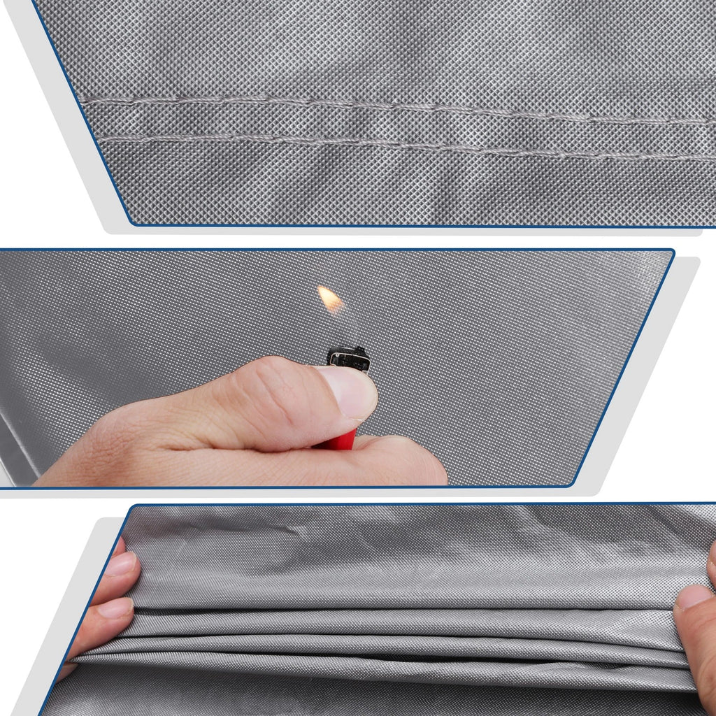 Set of 1 Car Cover for Suzuki Jimny (2018–2023) Waterproof Silver Tone
