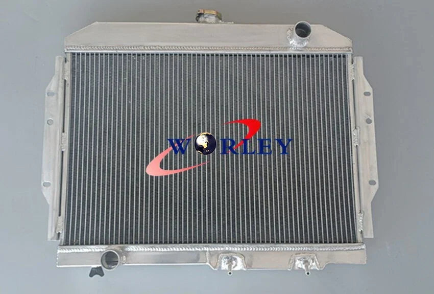 Aluminum Radiator & Fans for AMC AMX Ambassador Gremlin Javelin V8 (58-74)