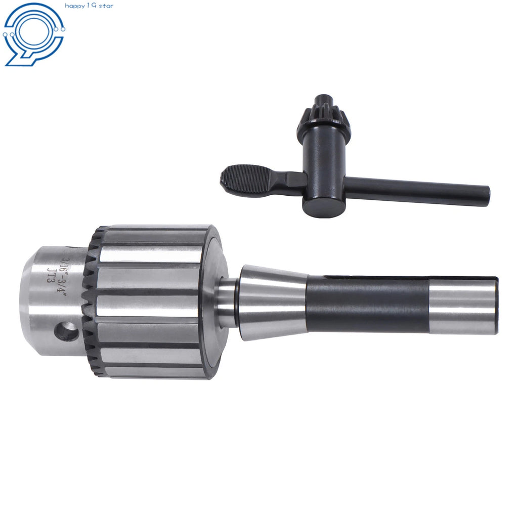 3/4 R8 Shank Keyed Drill Chuck High Torque for Milling Machine