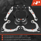 6x Front Control Arm Kit with Ball Joints for BMW E70 X5 (2007-2013) E71 X6 (2008-2014)