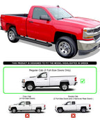 6in Wheel to Wheel Running Boards for Silverado Sierra (2007-2018)