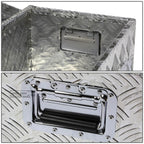 Aluminum Chrome Underbody Tool Box for Pickup Truck (30" x 13" x 10")