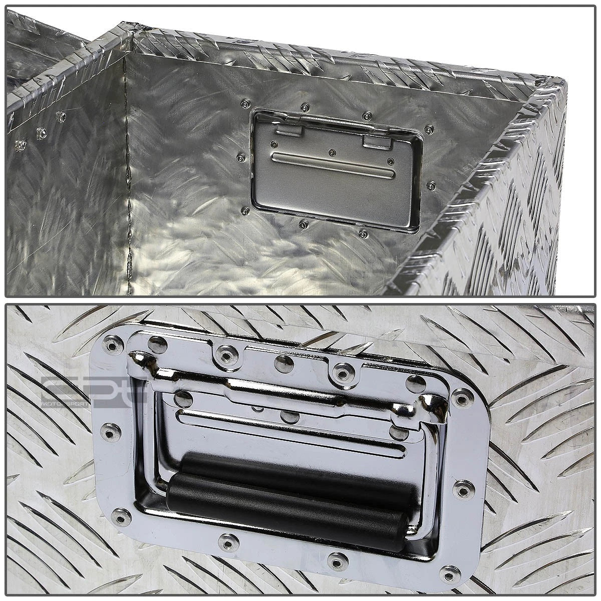Aluminum Chrome Underbody Tool Box for Pickup Truck (30" x 13" x 10")