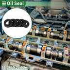 Set of 5 Oil Seal Rotary Shaft Seal NBR Rubber 11.2x19.2x4.5mm