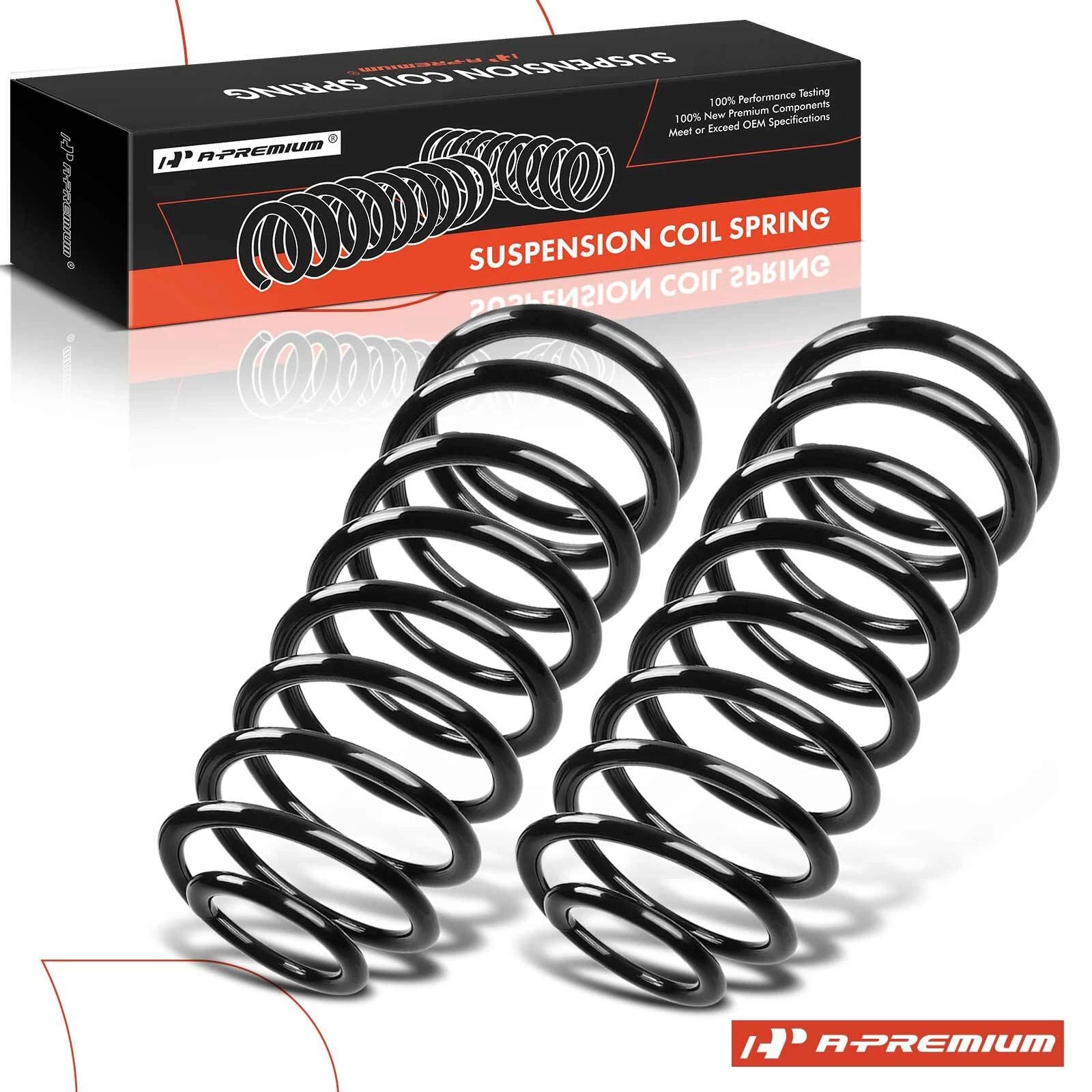 2X Front Coil Springs for Jeep Wrangler (1997–2006)