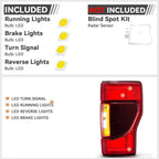 LED Tail Light w/ BLIS for Ford F250 F-350 Super Duty (2020–2022) Right