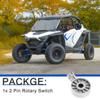 2 Pin Rotary Switch for Polaris RZR 900 Ranger XP 4 1000 (2017–2023)