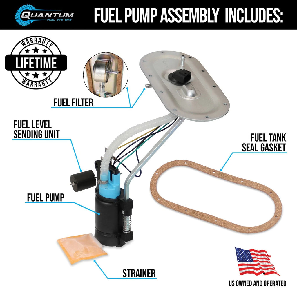 In-Tank Fuel Pump Group 75127-00A for Harley Touring FLHRI (2000–2001)