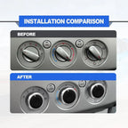 3 x Switch Knob Heater Climate Control Button A/C for Ford Focus Mondeo Fusion