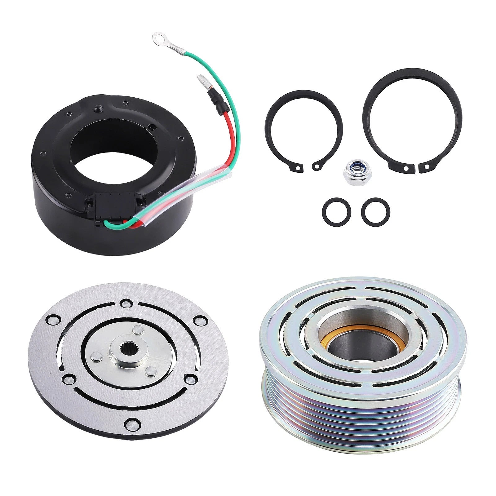 AC Compressor Clutch Kit for Honda Civic 1.8L (2009–2011) 4901 2021929