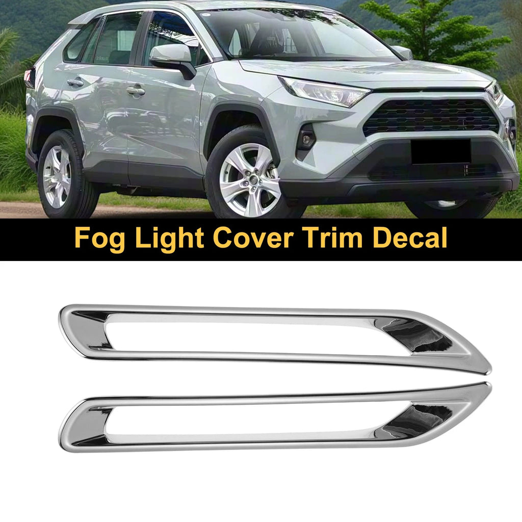Set of 2 Rear Left Right Fog Light Cover Trim for Toyota RAV4 (2019–2025)