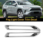 Set of 2 Rear Left Right Fog Light Cover Trim for Toyota RAV4 (2019–2025)