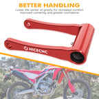Set of 2 Rear Drop Lowering Link Kit for Honda CRF 300L & CRF 300L RALLY (2021–2023)