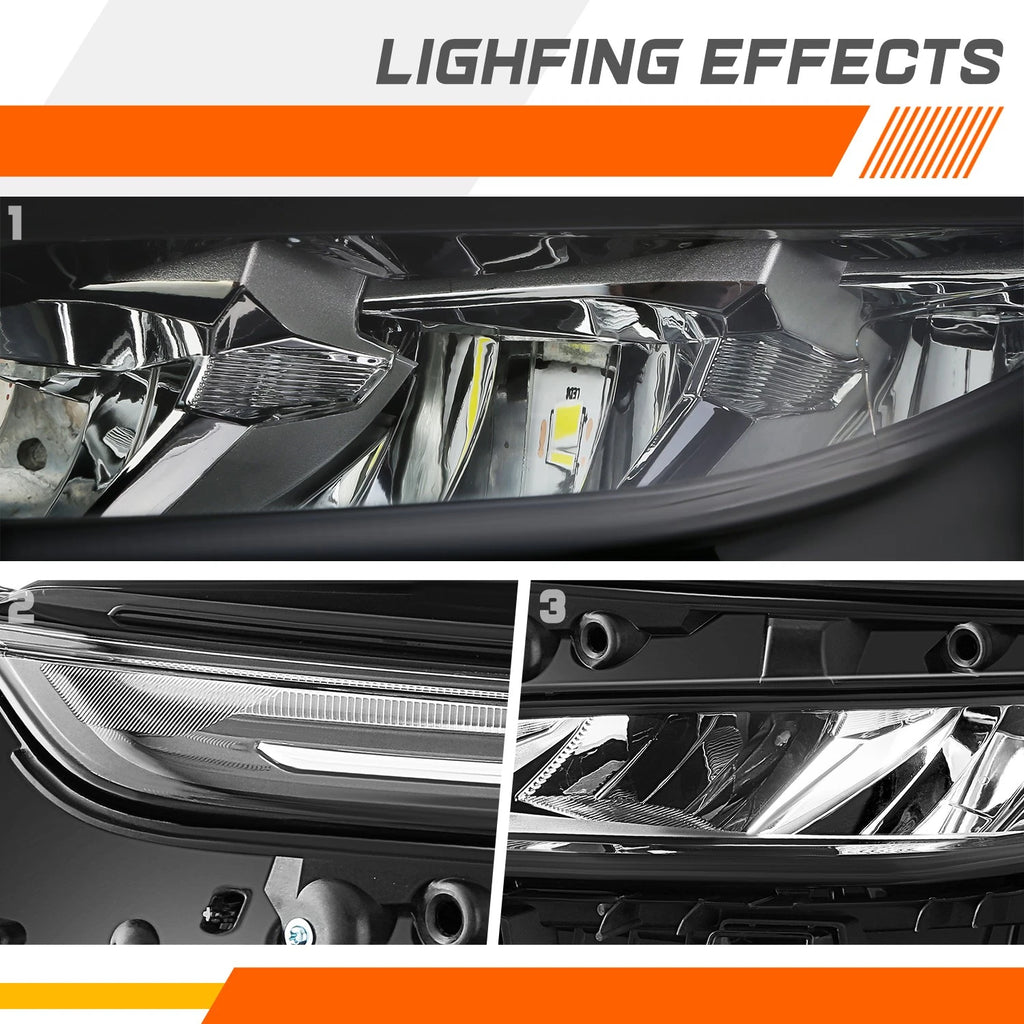 Left Side Headlight Lamp for Chevrolet Equinox (2022–2024)