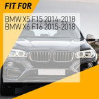 Set of 2 Inner Door Handle Trim Covers for BMW X5 X6 (2014â2019)
