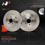 Front Disc Brake Rotors & Ceramic Pads for Subaru Impreza (2017-2023)