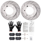 Front Brake Rotors + Brake Pads for Toyota Tacoma (1999–2004) S31165