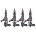 Set of 4 Fuel Injectors for Kubota V2403 L3301 L3901 L4060 L4701 MX4800