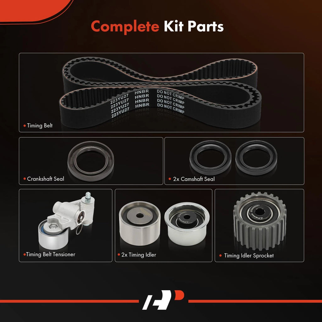 8x Timing Belt Kit for Subaru Forester, Outback, Impreza, Legacy (1999–2010)