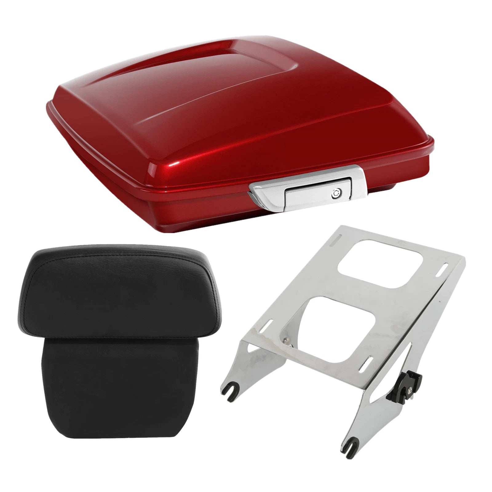 Razor Trunk Backrest Pad Mount Rack for Harley Street Glide (2014–2023)