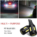 2X 921 LED Backup Reverse Light Bulbs for AUXITO (2010–2023)