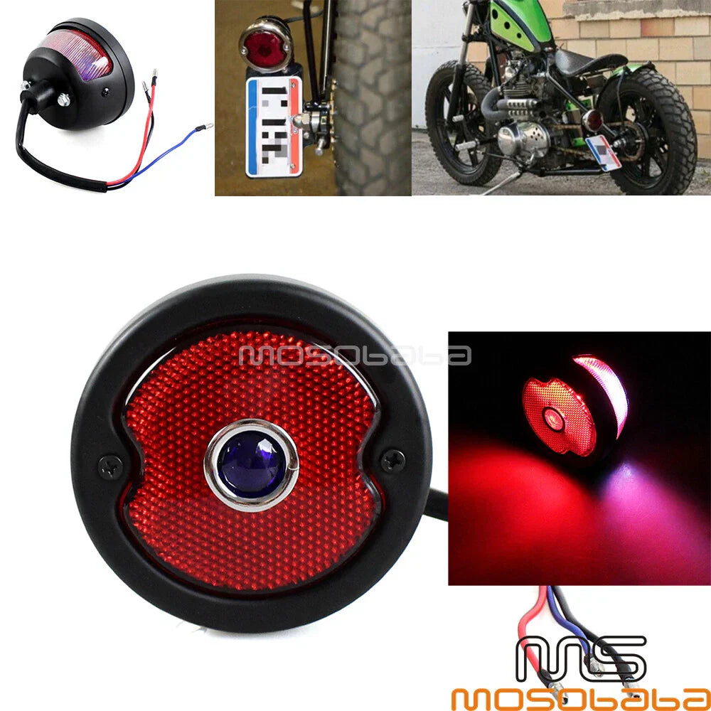 Red Lens LED Brake Tail Light for Ford Harley Chopper