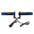 Universal 12V Heated Grips for Motorcycle (7/8", Blue)